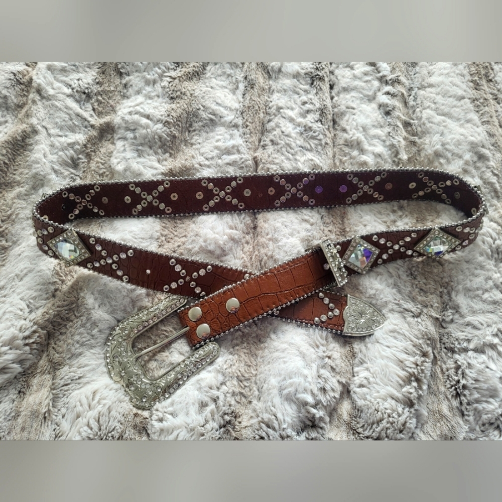Womens bling belt